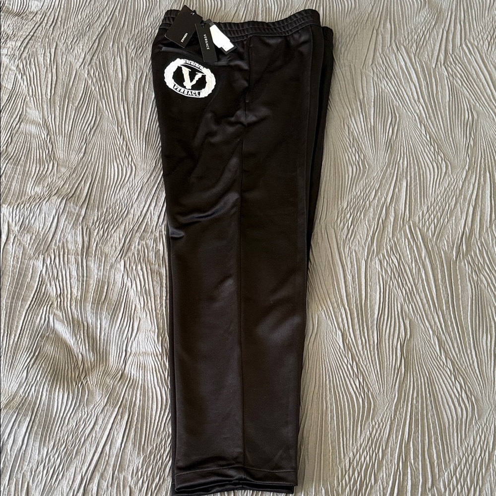 Versace Black Logo Joggers